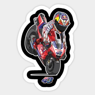 Jack Miller Cartoon Sticker